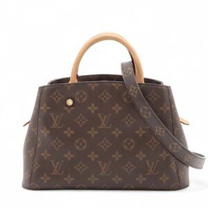 Louis Vuitton Monogram Montaigne BB Brown